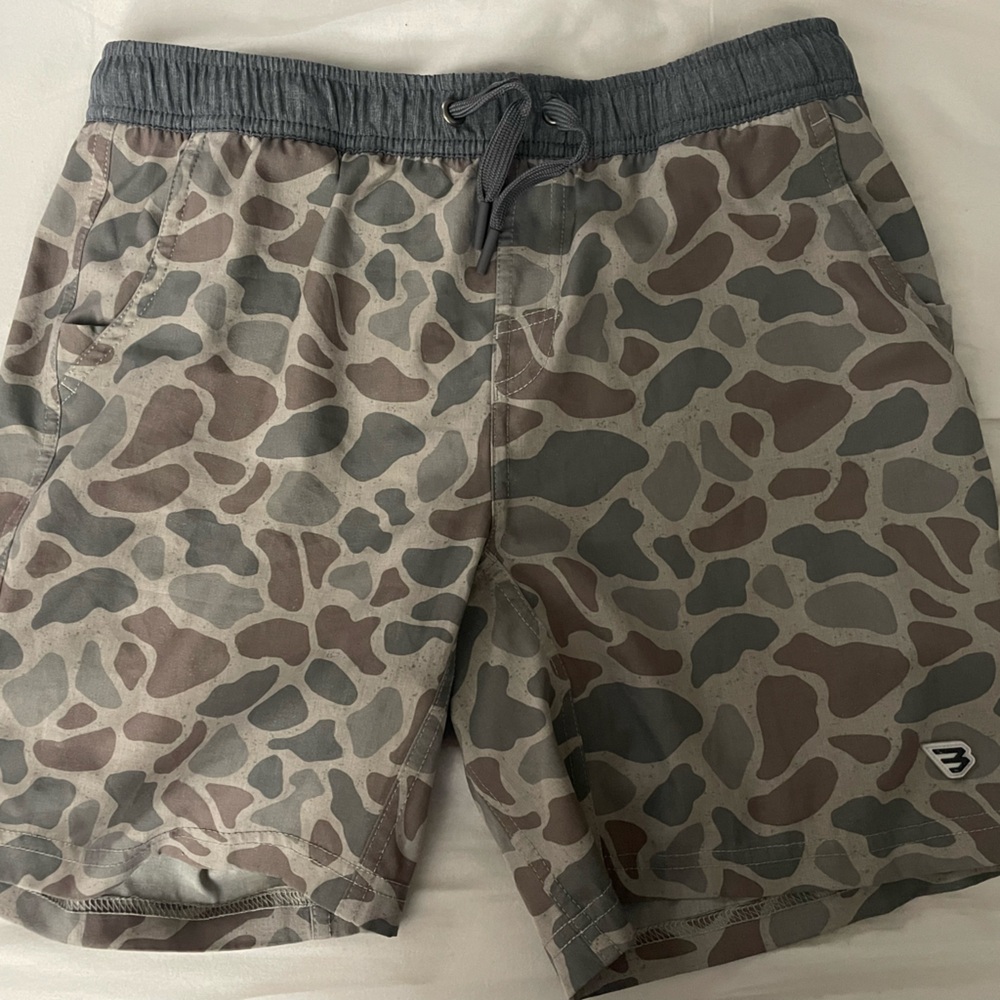 BURLEBO Camo Athletic shorts